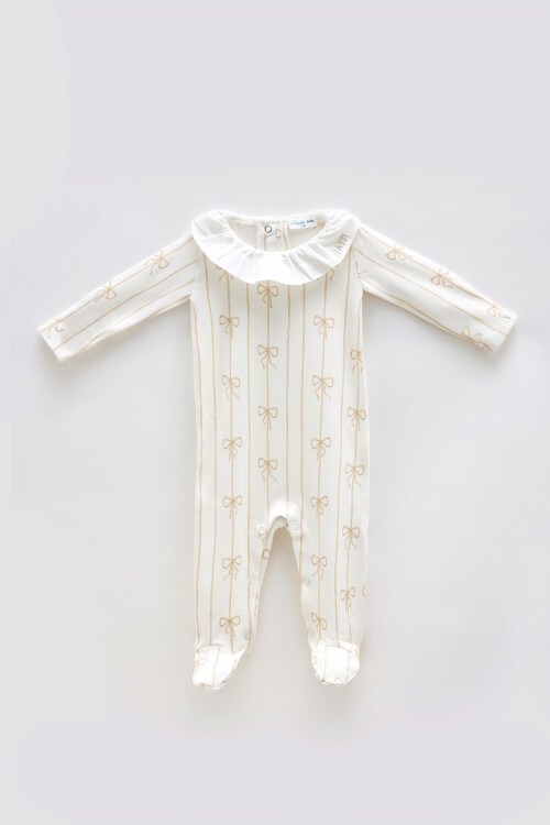 Jumpsuit  - Ribbon / Beige
