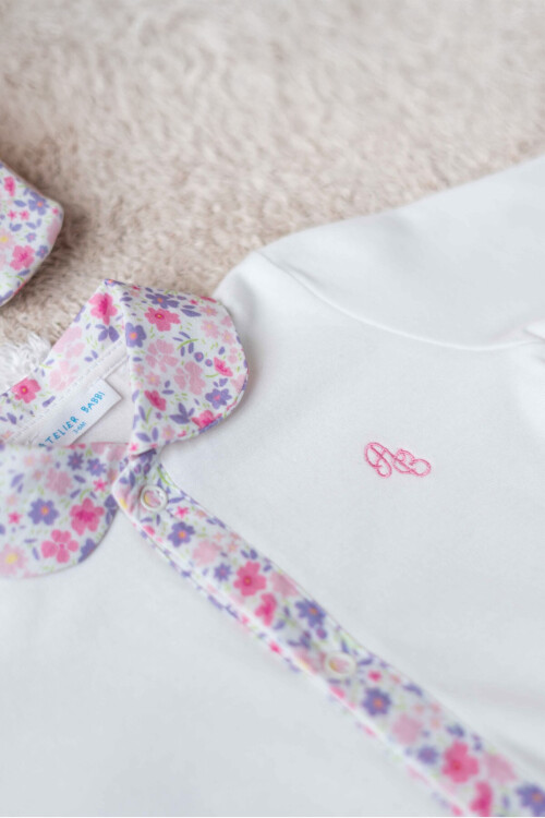 JUMPSUIT - TINY FLOWERS/PINK