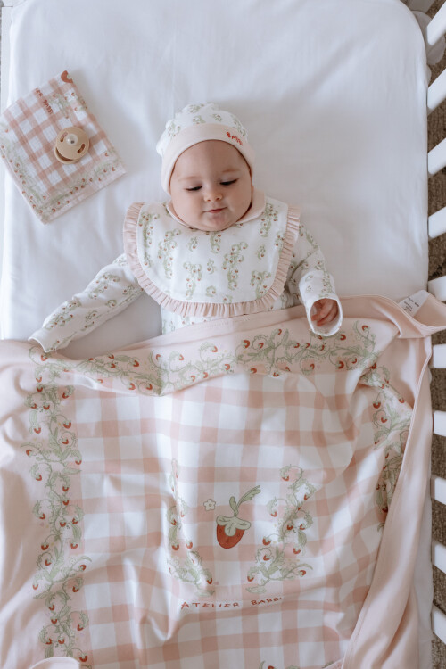 Double Sided Blanket - Strawberry