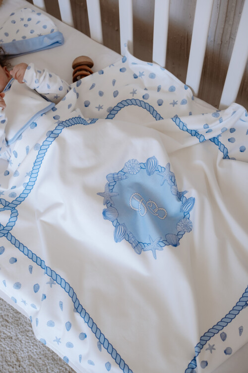 Double Sided Blanket - Sea Shells