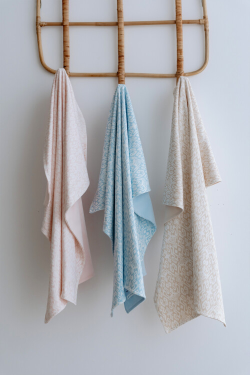 Double Sided Blanket - Ikat / Blue