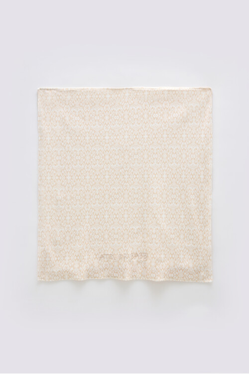 Double Sided Blanket - Ikat / Beige