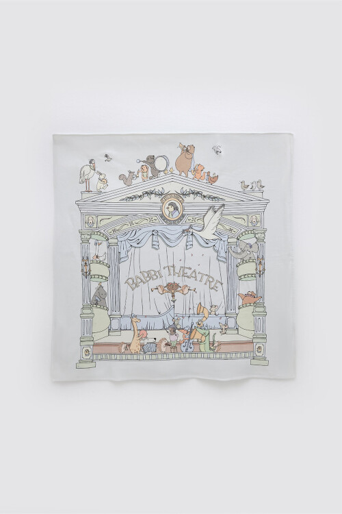 Çift Taraflı Bebek Battaniyesi - Theatre / Mavi