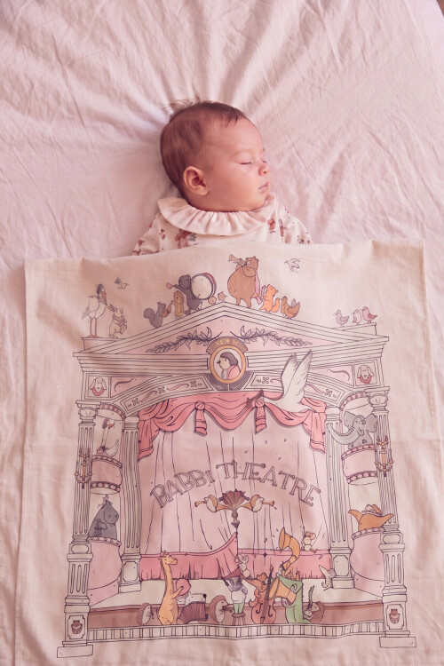 Double Sided Blanket - Theatre / Pink