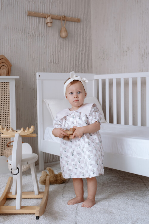 Baby Dress - Checkers