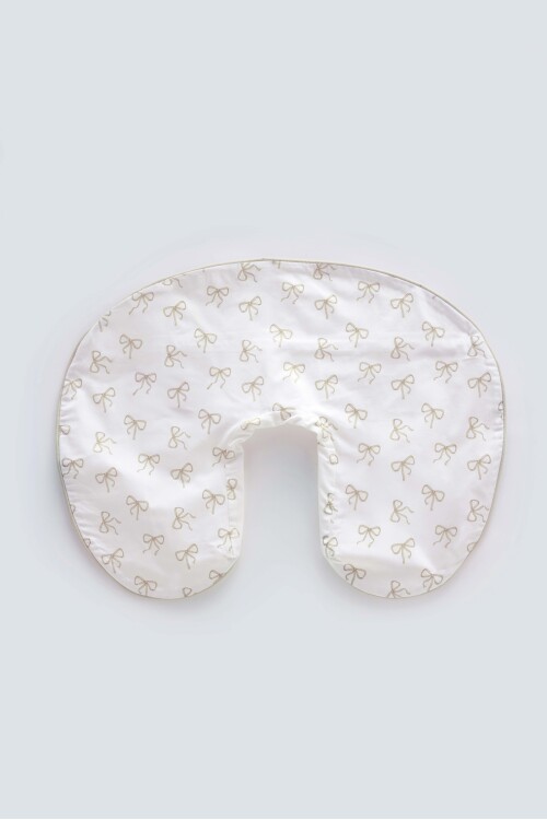 NURSING PILLOW - RIBBON/BEIGE