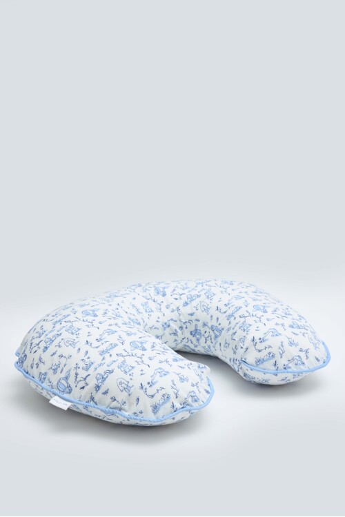 NURSING PILLOW - TOILE DE JOUY/BLUE