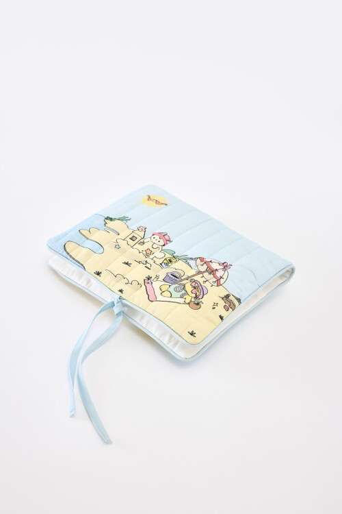 WET WIPES & DIAPER BAG - BEACH/GIRL