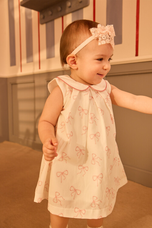 Baby Dress - Ribbon / Pink