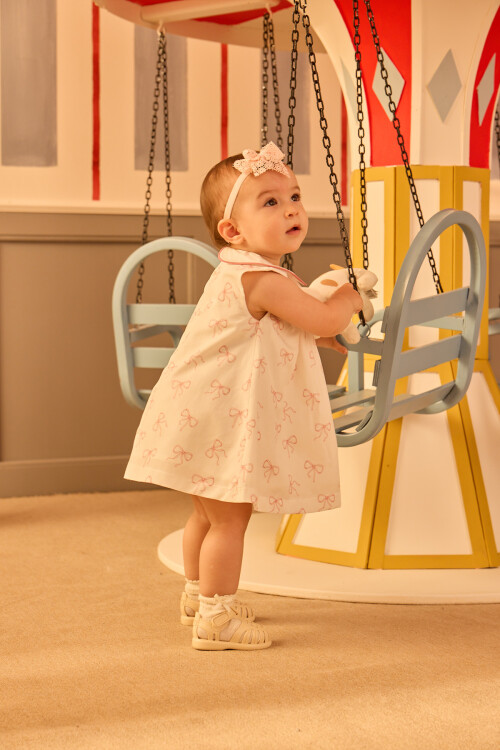 Baby Dress - Ribbon / Pink