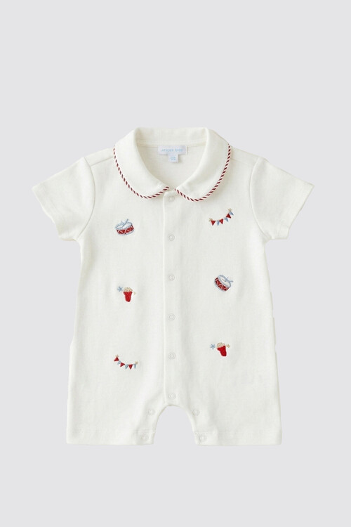 Embroidered Baby Romper - Funco