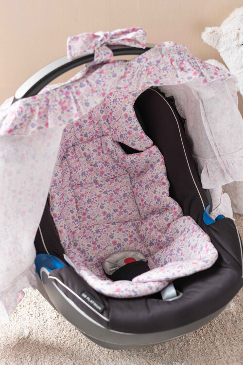 Stroller Set - Tiny Flowers / Pink