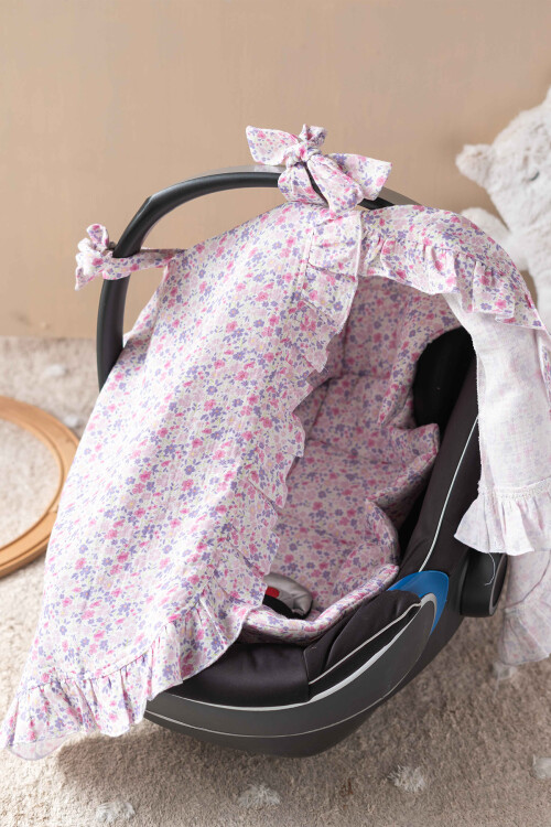 Stroller Set - Tiny Flowers / Pink