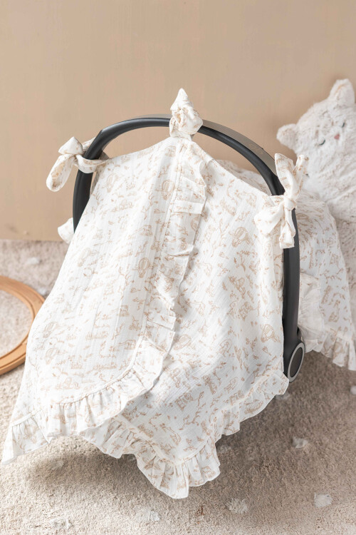 Stroller Set - Toile De Jouy / Beige