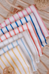 mouth cloth - Pink Striped