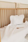 Bee Baby Blanket Set 100x150 cm / White