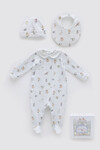 NEWBORN SET (3-PIECE) - THEATRE / BLUE