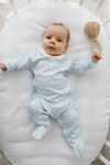 Newborn Set (5 Piece) - Ikat / Blue