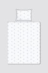 BABY/CHILD SHEET SET - RIBBON / BLUE