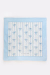 Muslin Swaddle - Ribbon / Blue