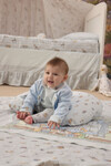 Double Side Baby Cardigan - Theatre / Blue