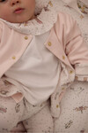Double Side Baby Cardigan - Theatre / Pink