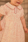 Kız Bebek Elbisesi - Toile De Jouy / Pembe
