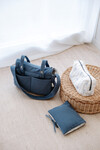 Muslin Mother Bag  - Ribbon / Indigo