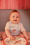 Baby Overalls & Embroidered Body Set- Funfair