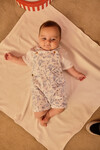 Baby Overalls - Toile de Jouy / Blue