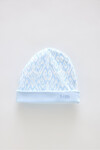 Newborn Hat - Ikat / Blue